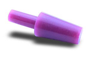 Conical plugs with handle for holes protection. Silicone made. Immagine
