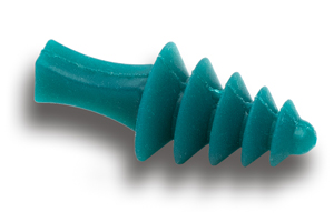 Plugs with handle and multi-flange for hole protection. Material: silicone. Immagine