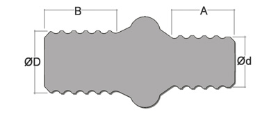 DSSF 2D drawing with dimensions